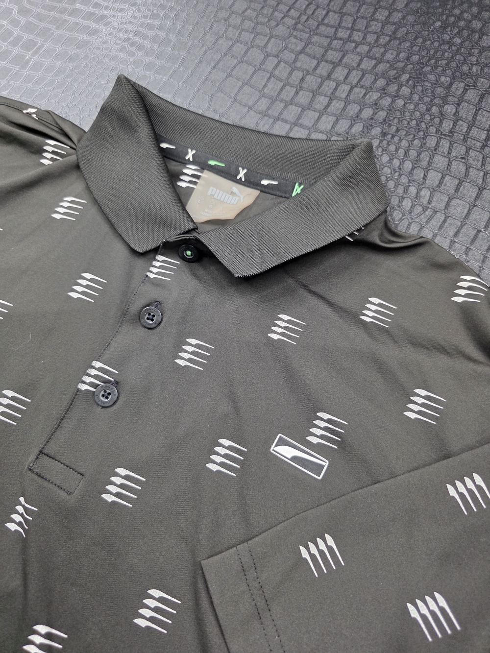 Puma MATTR X Formstripe Men's Golf Polo Performance Stretch Men's Size Large